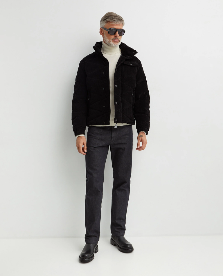 Czarna kurtka puchowa - Image #2