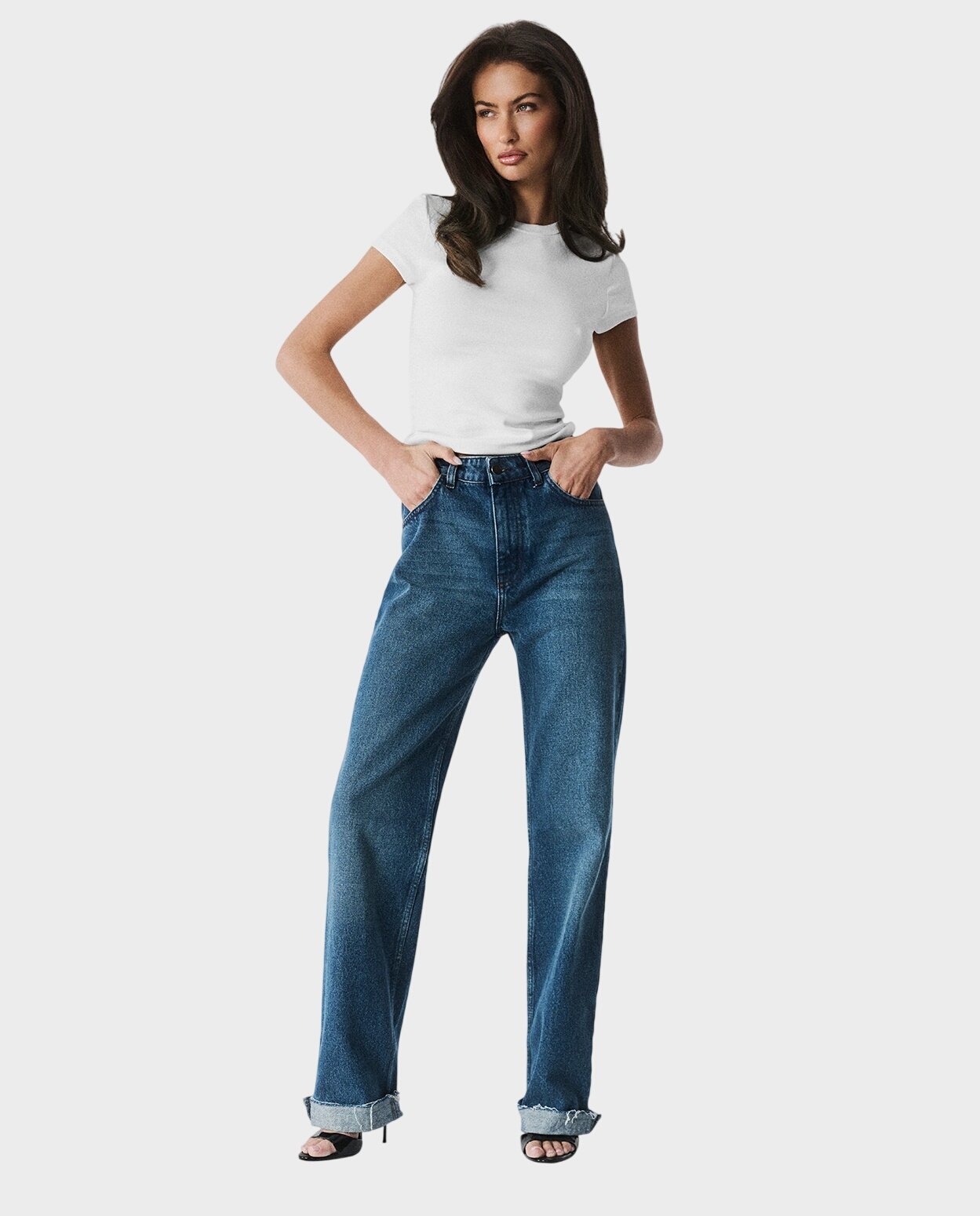 Jeansy z wysokim stanem Le Privé - Image #1