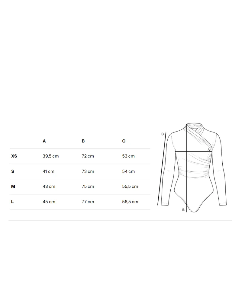 Beżowe body z drapowaniem Sora - Image #4