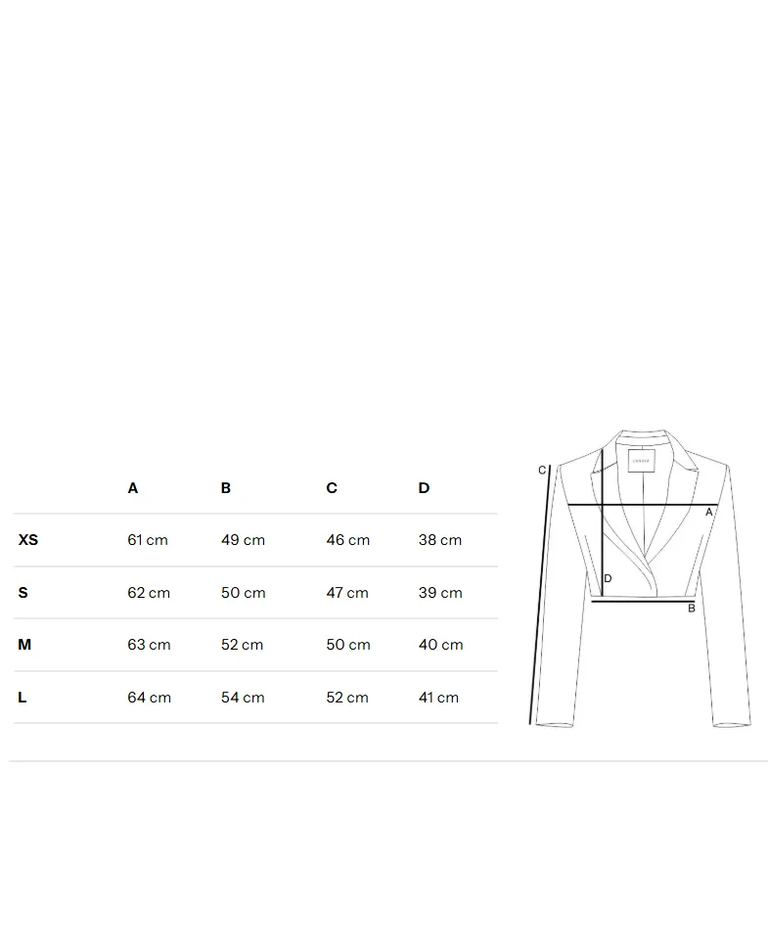 Czarna marynarka o krótkim kroju Umbra - Image #4