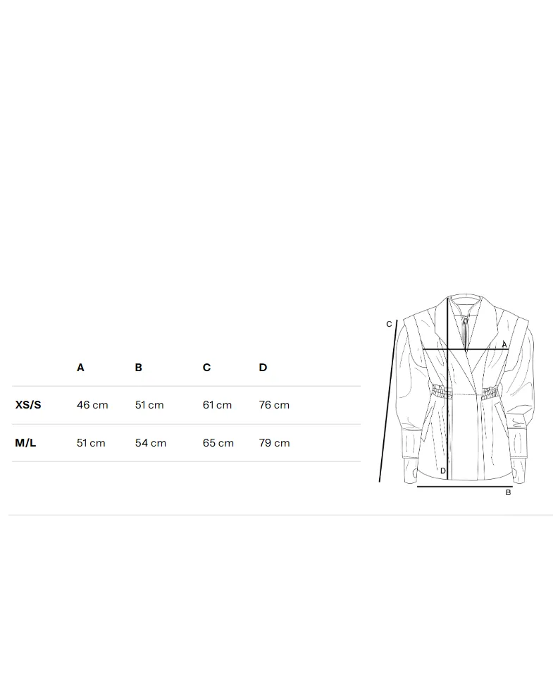 Skórzana kurtka z szerokimi ramionami Vera - Image #5