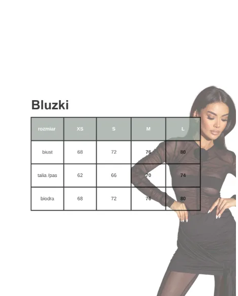 Koronkowa bluzka z ozdobnymi rękawami #058 - Image #4