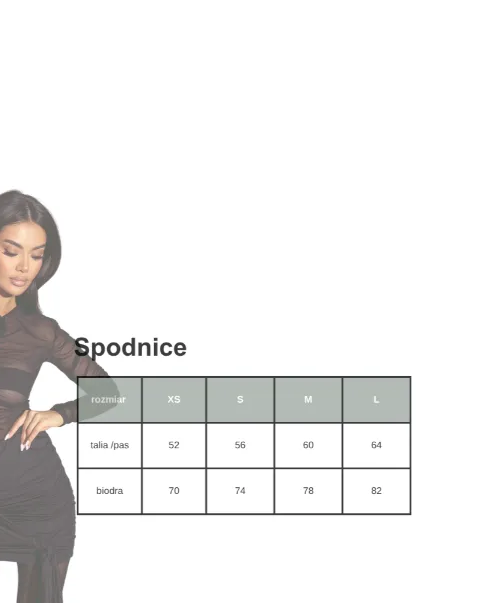 Czarna mini spódniczka z drapowaniem #069 - Image #5