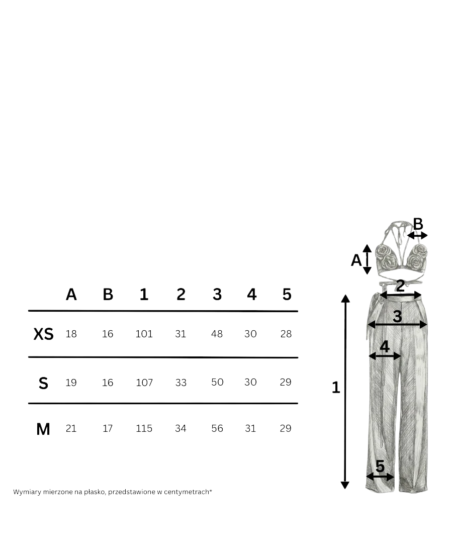 Beżowy set ze spodniami i kwiatowym topem Morgan - Image #4