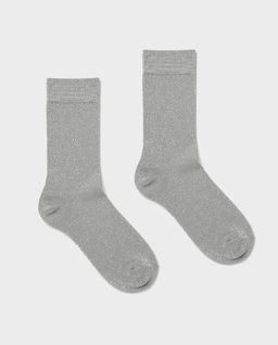 Szare błyszczące skarpetki Ines - Image #1