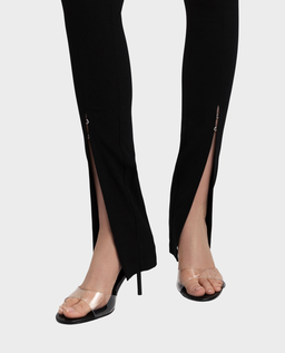 Czarne spodnie z rozcięciami Valeria - Image #4