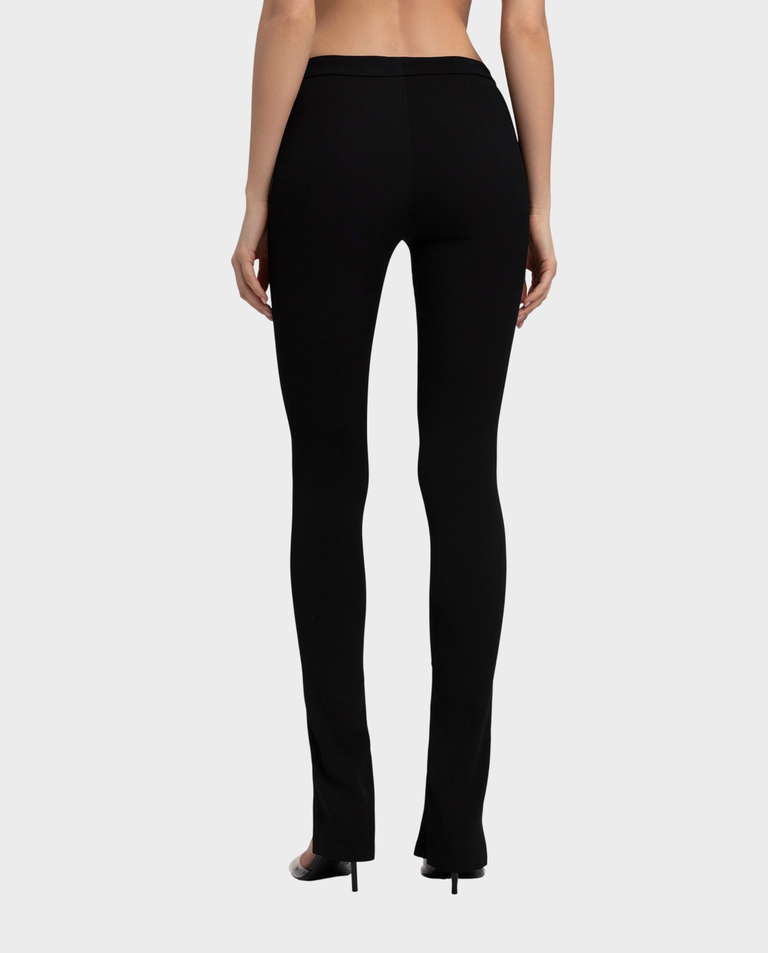 Czarne spodnie z rozcięciami Valeria - Image #3