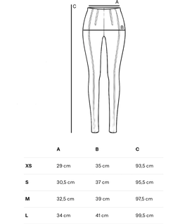 Legginsy z przeszyciami Noira - Image #5