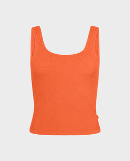 Pomarańczowy top na ramiączkach - Image #4