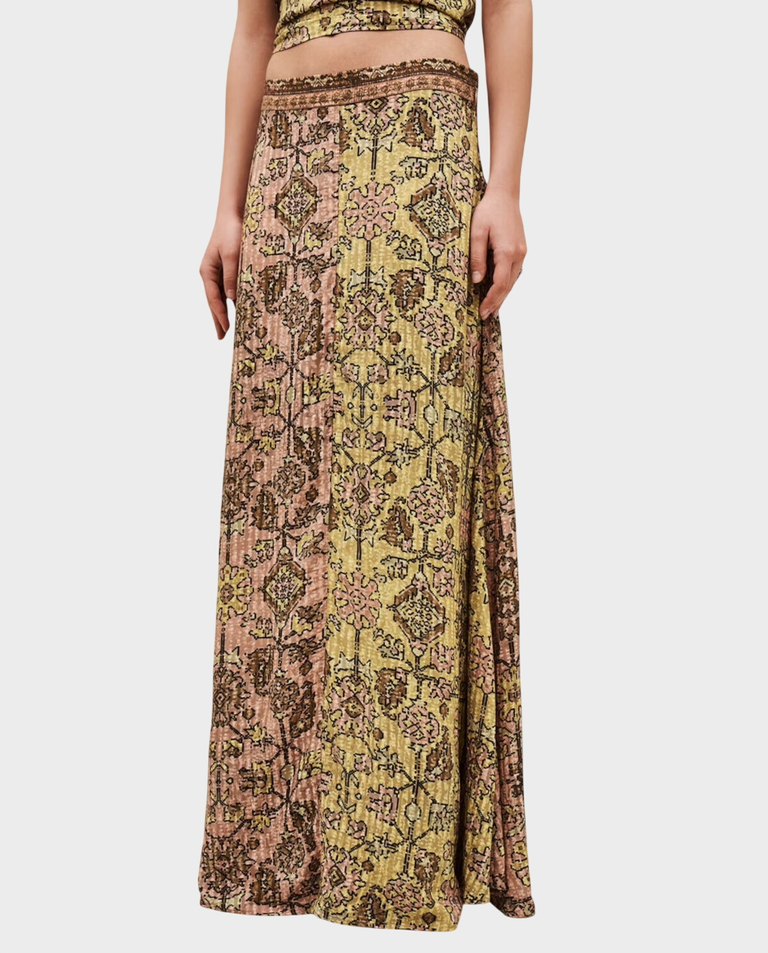 Spódnica z ozdobnym printem Pario