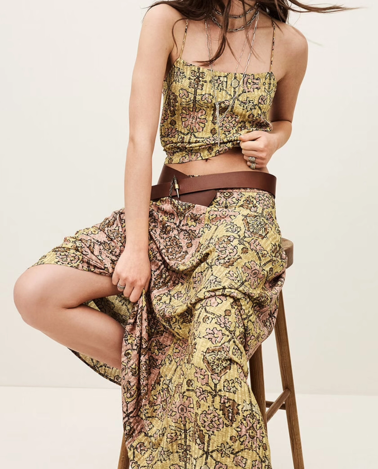 Spódnica z ozdobnym printem Pario - Image #3