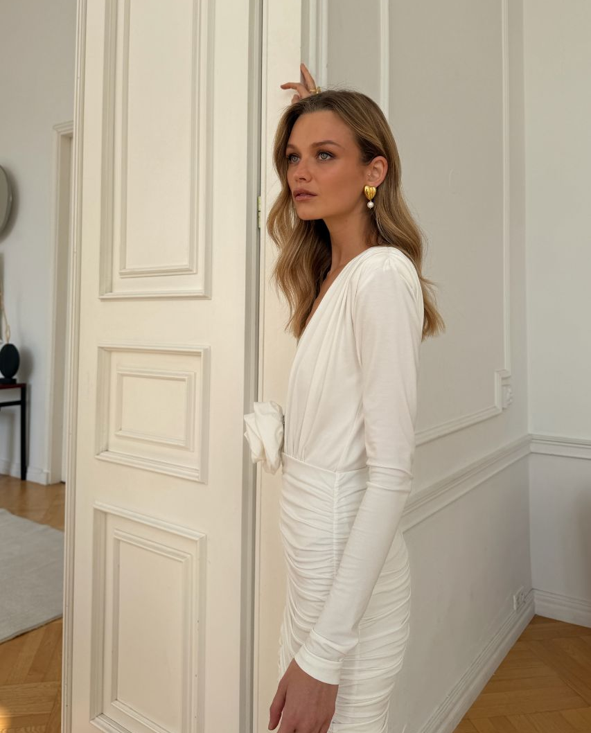 Biała sukienka Heather - Image #3