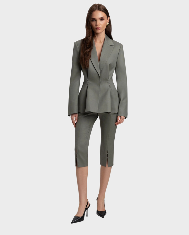 Wełniane spodnie Icon Capri