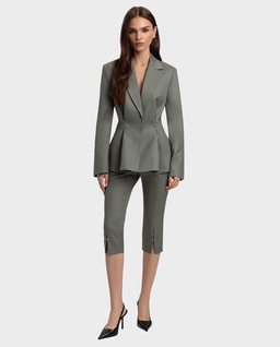 Wełniana marynarka z haftkami Icon - Image #1