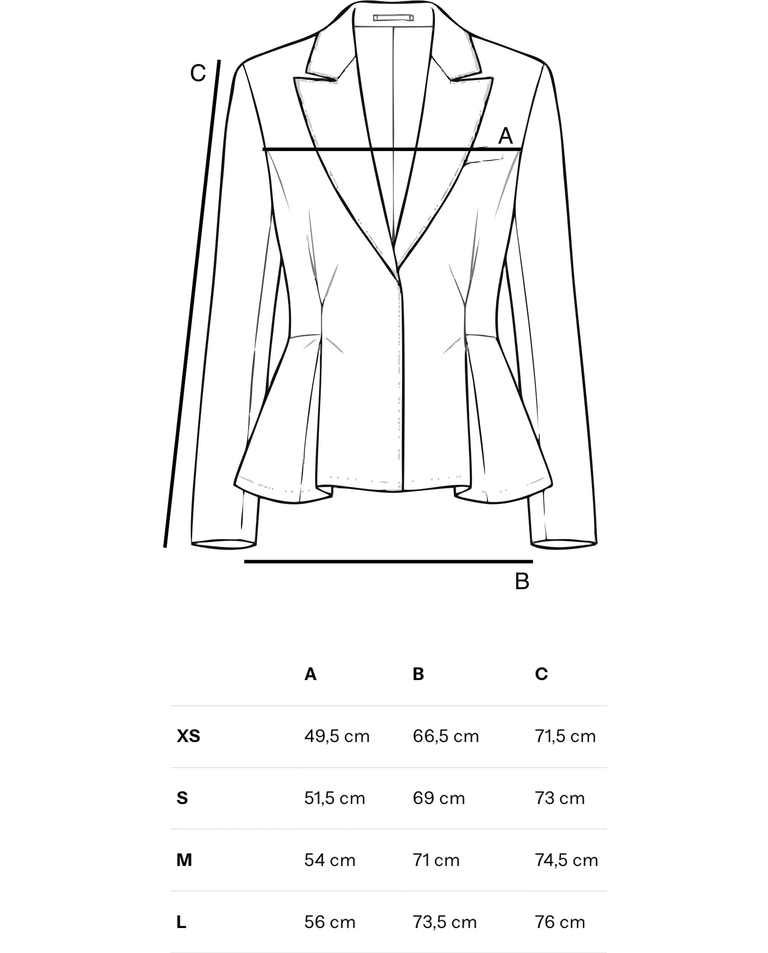 Wełniana marynarka z haftkami Icon - Image #5