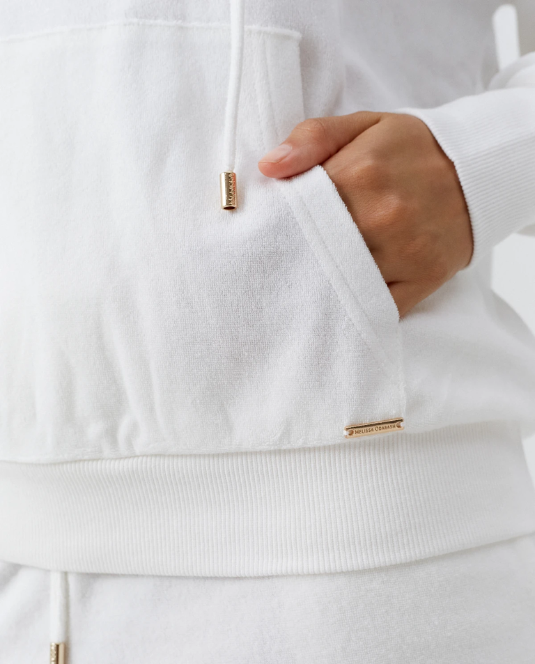 Biała bluza z kapturem Nora - Image #4