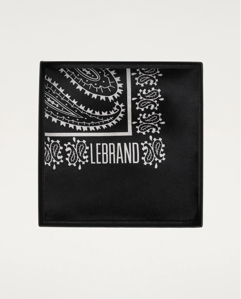 Jedwabna bandana z printem - Image #1