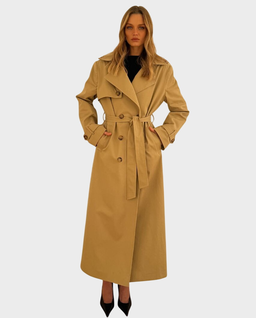 Długi beżowy trencz Venice - Image #0