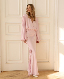 Długa różowa spódnica Blair - Image #4