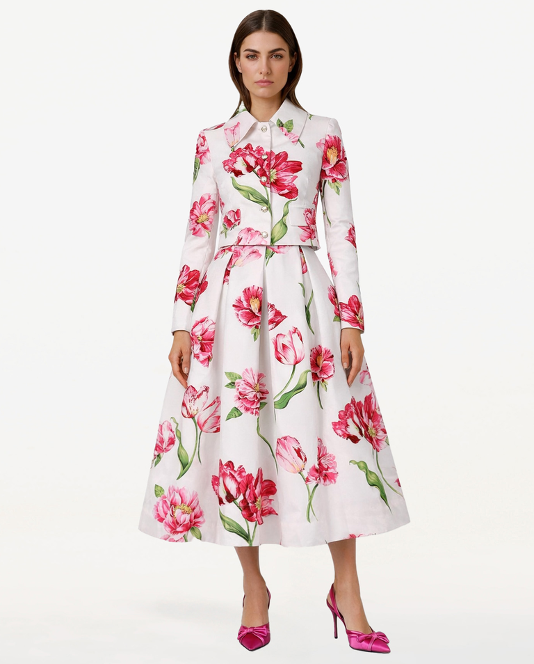 Marynarka w kwiaty Castle Blue