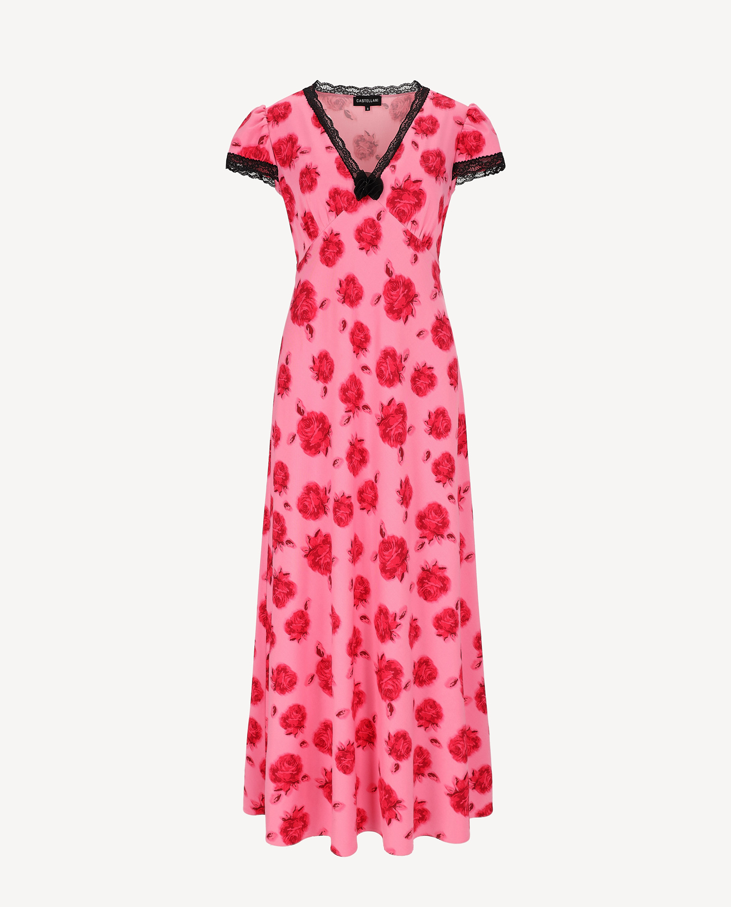 Różowa sukienka w kwiaty Polone - Image #3