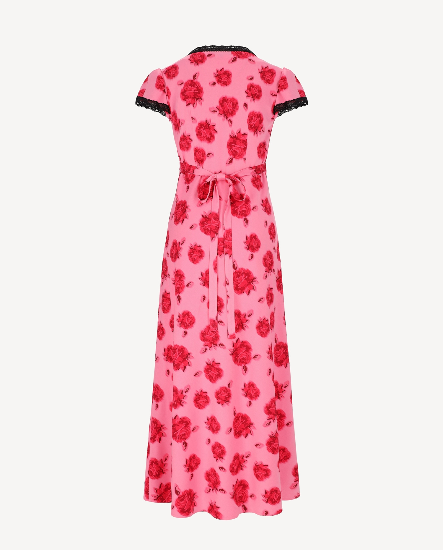 Różowa sukienka w kwiaty Polone - Image #4