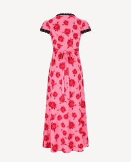 Różowa sukienka w kwiaty Polone - Image #4