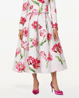 Spódnica w kwiaty Castle Blue - Image #0