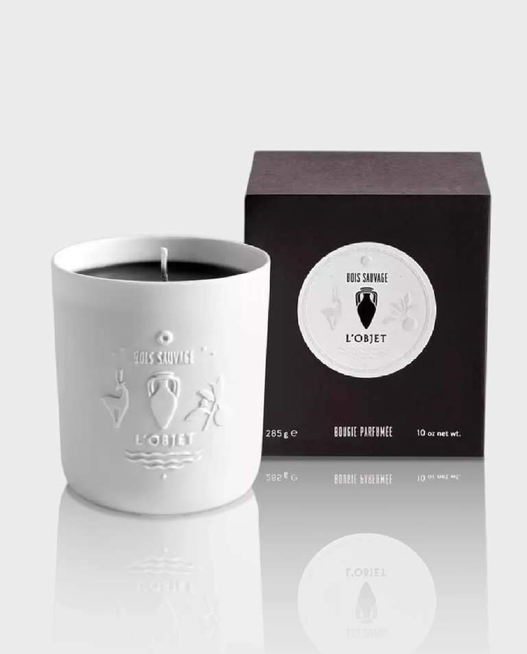 Porcelanowa świeca zapachowa Bois Sauvage