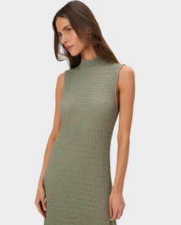 Maxi sukienka ze stójką Vena - Image #3