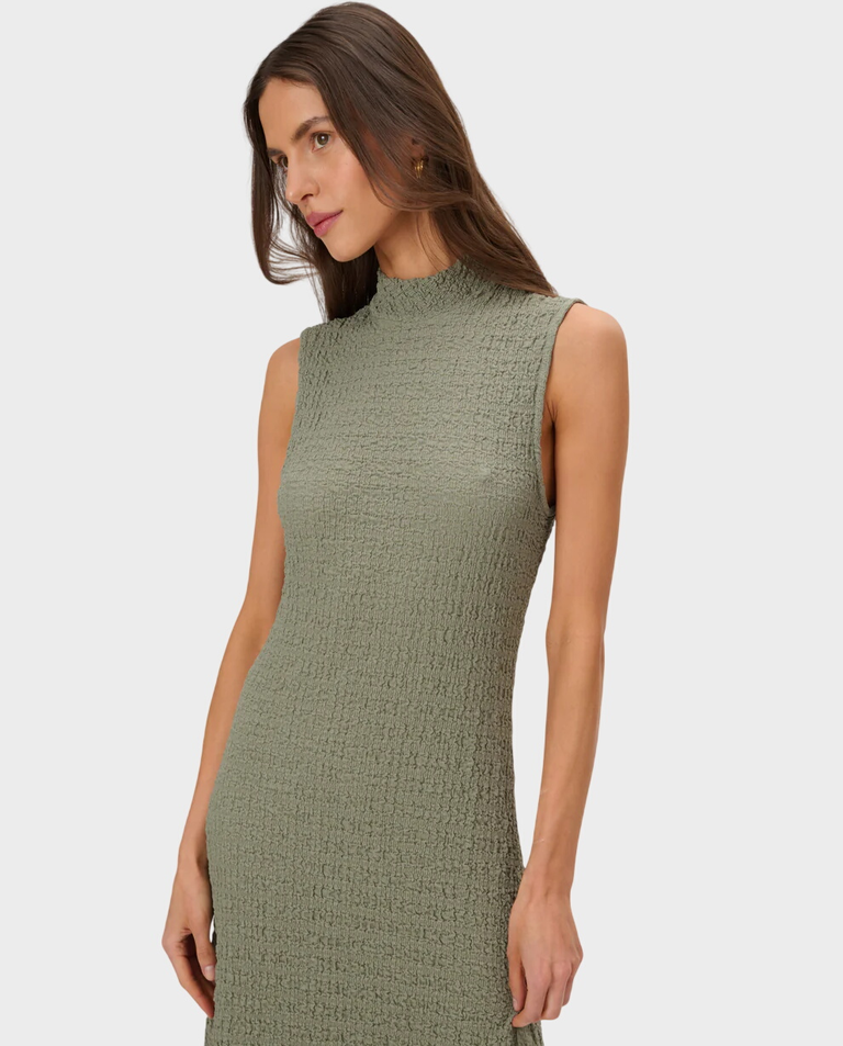 Maxi sukienka ze stójką Vena - Image #3