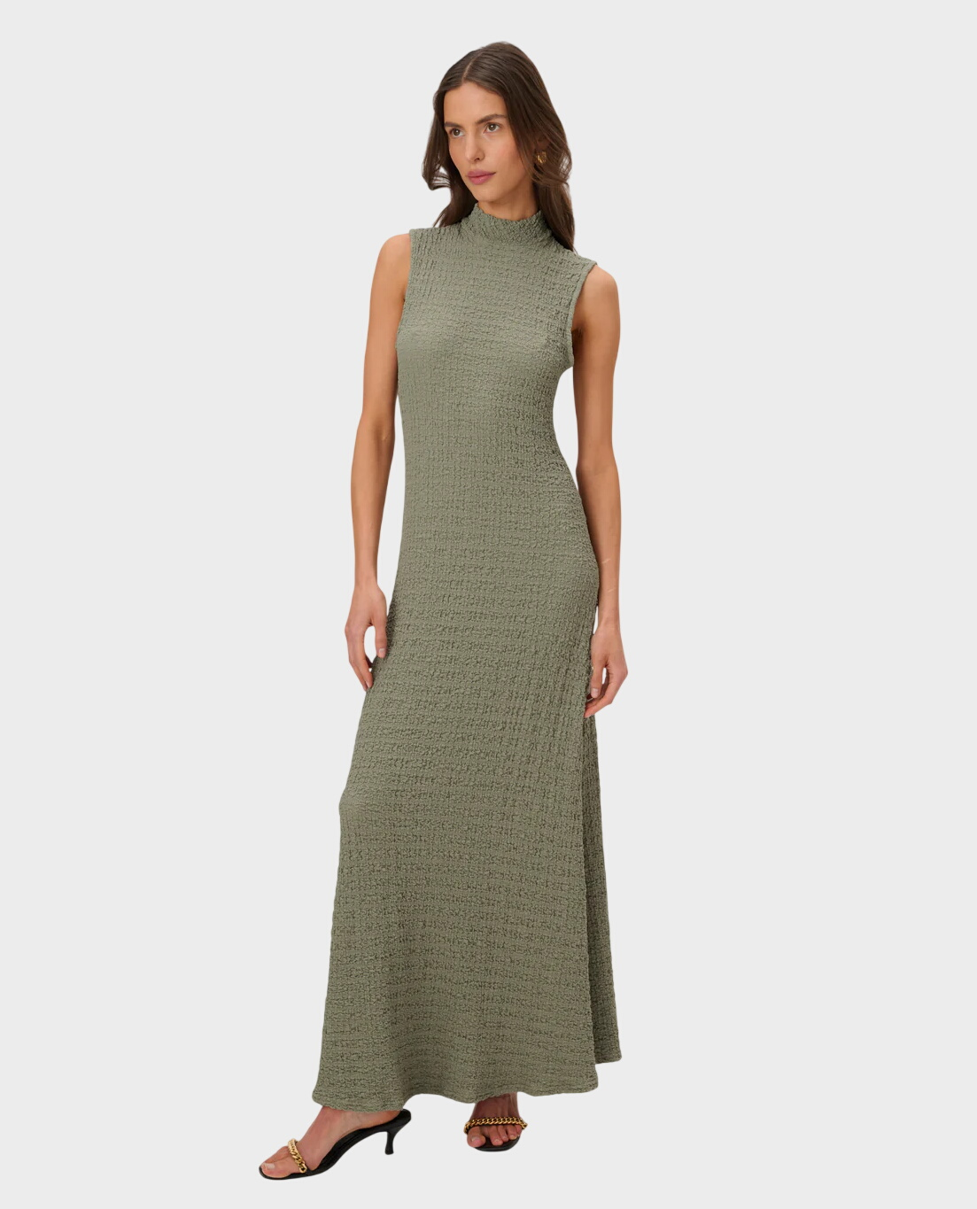 Maxi sukienka ze stójką Vena - Image #0