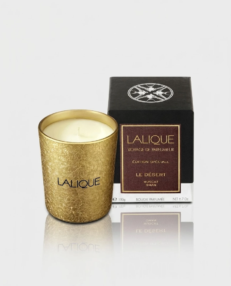 Złota świeca perfumowana Le Desert