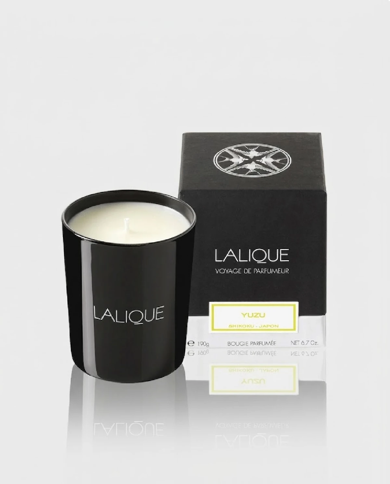 Czarna świeca perfumowana Yuzu