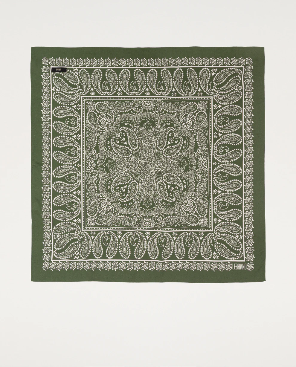 Zielona bandana z pirntem - Image #1