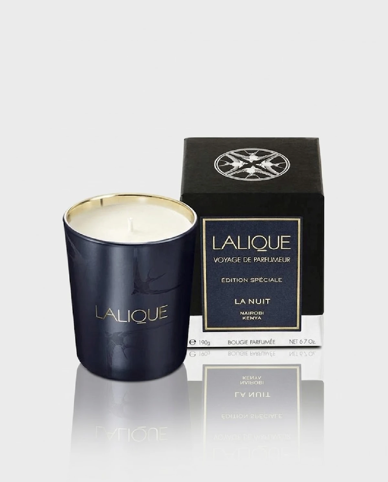 Granatowa świeca perfumowana La Nuit