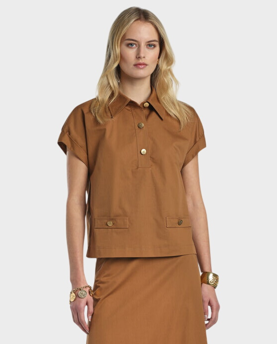 Brązowa bluzka Bassista