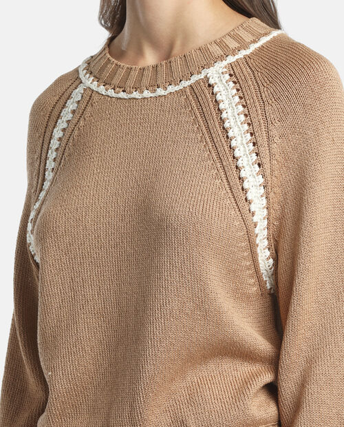 Brązowy sweter Conquista - Image #3