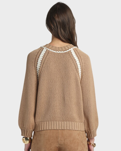 Brązowy sweter Conquista