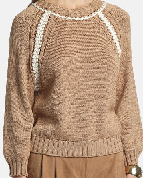 Brązowy sweter Conquista - Image #4