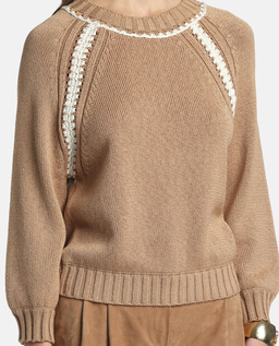 Brązowy sweter Conquista - Image #4