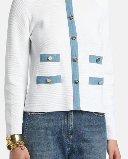 Biały kardigan Capotreno - Image #3