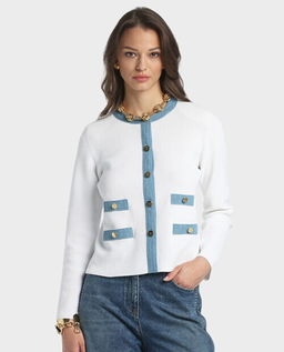 Biały kardigan Capotreno - Image #0