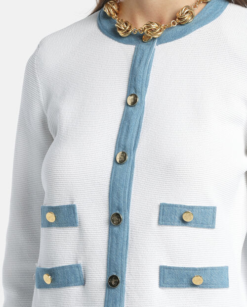 Biały kardigan Capotreno - Image #4