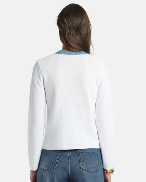 Biały kardigan Capotreno - Image #1