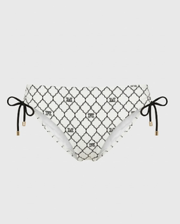 Biały dół od bikini z nadrukiem Sibilla - Image #1