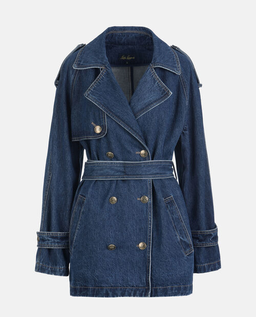 Jeansowy trencz Vescovo - Image #7