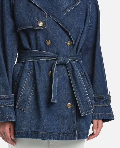 Jeansowy trencz Vescovo - Image #5