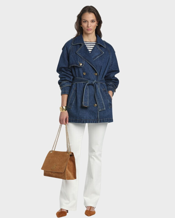 Jeansowy trencz Vescovo - Image #2