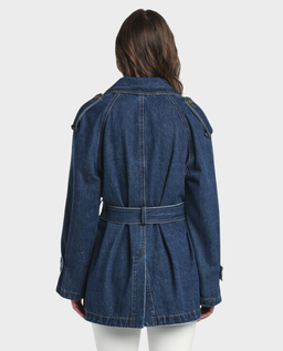 Jeansowy trencz Vescovo - Image #1